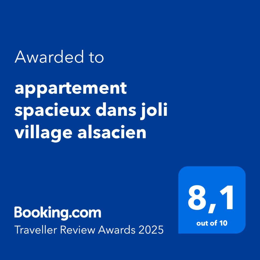 Appartement Spacieux Dans Joli Village Alsacien Châtenois Exterior photo